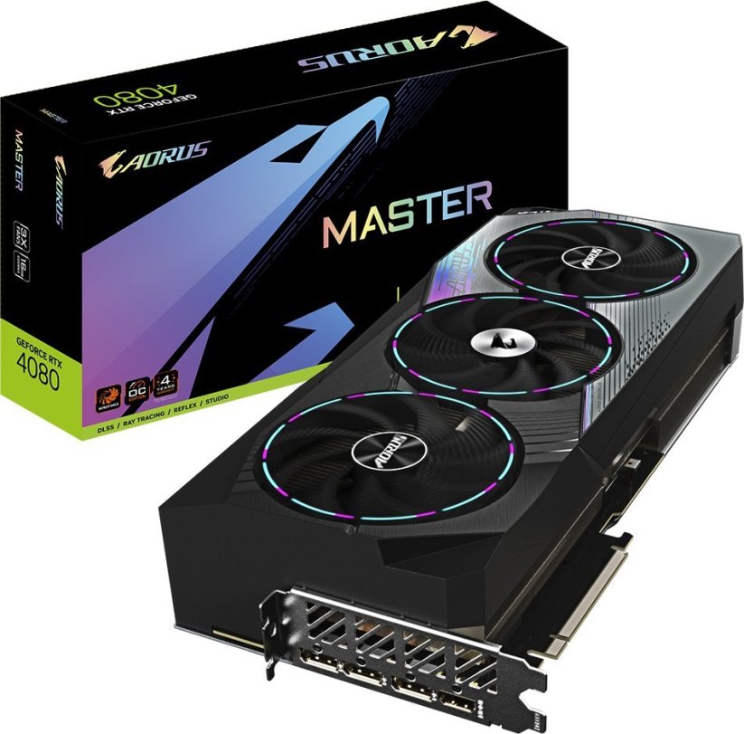 Gigabyte Aorus GeForce RTX 4080 Master 16GB GDDR6X (GV-N4080AORUS M-16GD)