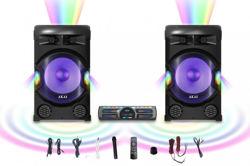 Aiwa Akai Dual Speaker System Y3, černá