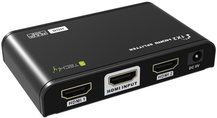 Techly Techly HDMI2.0 Splitter 4K 2 Port, HDR, 4K2K 60Hz
