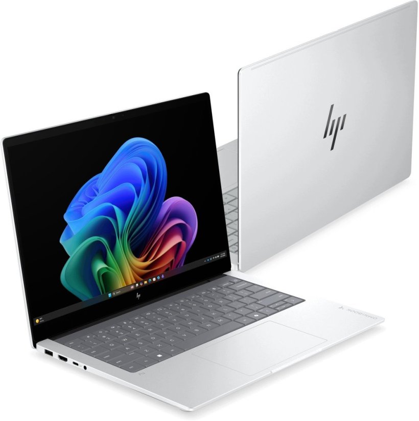 HP OmniBook X Notebook Next Gen AI 14-ka0009nwx Copilot+ PC Intel Core Ultra 5 325 35,6 cm (14") 2K 16 GB LPDDR5x-SDRAM 512 GB SSD Wi-Fi 7 (802.11be) Windows 11 Home strieborný (D9DU5EA)