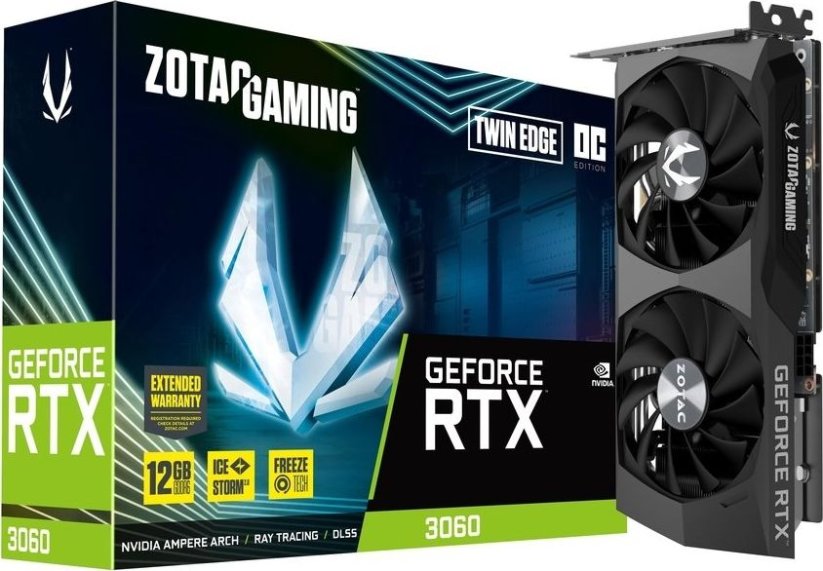 Zotac GeForce RTX 3060 Twin Edge OC 12GB GDDR6 (ZT-A30600H-10M)