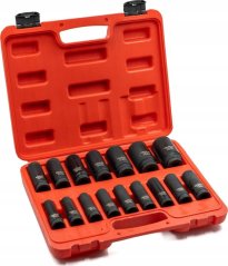 Hikoki GROSLEY SET 16 pcs. LONG IMPACT SOCKETS 1/2"