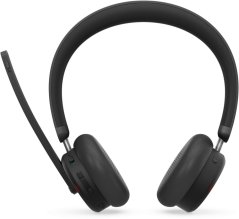 Lenovo 6550 Sada słuchawkowy Bezprzewodowy Opaska na głowę Biuro/centrum telefoniczne USB Type-C Bluetooth Čierny