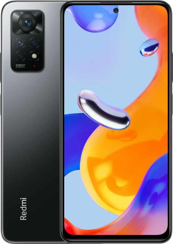 Xiaomi Redmi Note 11 Pro 5G 6GB/64GB, sivá