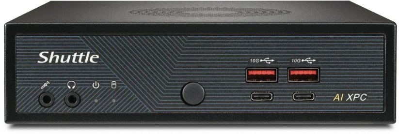 Shuttle Shuttle Slim AI PC DN11H7 Wielkość PC 1.35L Čierny 155H Intel SoC