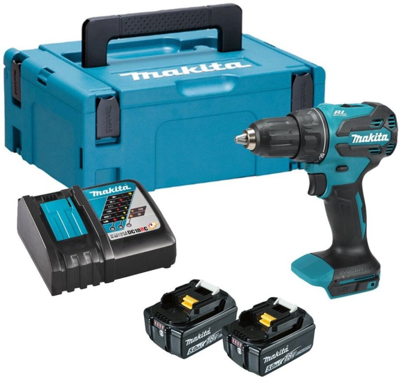 Makita DHP490RTJ 18 V 2 x akumulátor 5 Ah