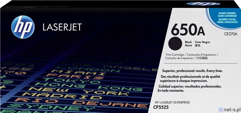 HP 650A Black Originál  (CE270AH)