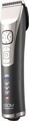 GTV OSOM Professional Hair Clipper P9 profesionali plaukų kirpimo mašinėlė, ličio jonų baterija, 100-240V, 50/60 Hz, pilkos spalvos