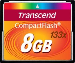 Transcend 133x Compact Flash 8 GB  (TS8GCF133)