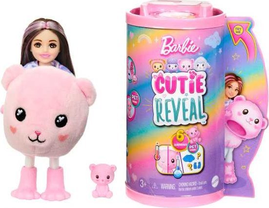 Mattel Cutie Reveal Chelsea Miś Seria Słodkie stylizacje (HKR19)
