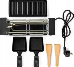 Nedis Nedis FCRA210FBK2 grill raclette 2 os. 400 W Čierny