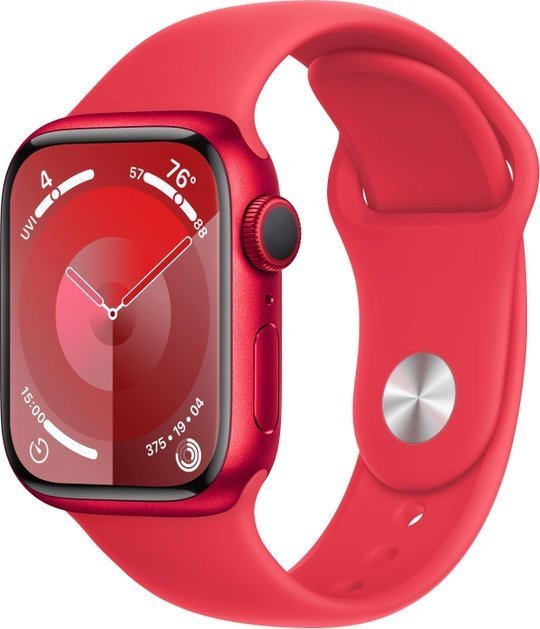 Apple Watch 9 GPS + Cellular 41mm Red Alu M/L Červený  (MRY83QP/A)