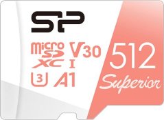 Silicon Power Superior MicroSDXC 512 GB Class 10 UHS-I/U3 A1 V30 (SP512GBSTXDV3V20SP)