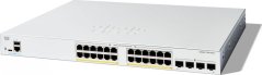 Cisco Cisco Catalyst 1300-24FP-4G - Switch - L3 - managed - 24 x 10/100/1000 (PoE+) + 4 x Gigabit SFP - an Rack montierbar - PoE+ (370 W)
