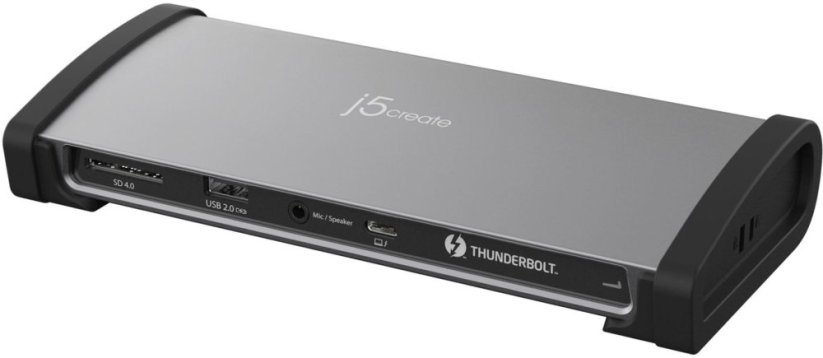 j5create 8K THUNDERBOLT 4 DOCKING/STATION - UK BLACK/SPACE GREY