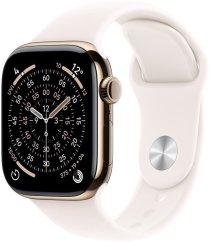 Apple Watch 11 GPS + Cellular 46mm Gold Titanium Sport Band M/L Ružový  (MFD64MP/A)