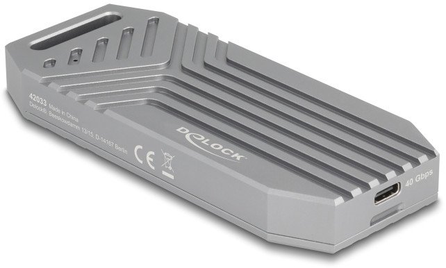 Delock DELOCK M.2 NVMe SSD Gehäuse USB 40 Gbps - werkzeugfrei