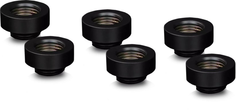 PrimoCHILL Thermal Grizzly DeltaMate Extender Fitting - MF7 Čierny opakowanie 6 sztuk