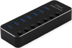 TRITON Koncentrator USB 3.2 Gen 1 do notebooków ROLINE, 7 portów z możliwością indywidualnego przełączania