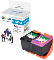 G&G XXL-kartridże Sada 2 Pre HP 305XL/ 3YM62AE + 3YM63AE