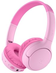 Belkin Sada słuchawkowy przewodowy i bezprzewodowy Opaska na głowę muzyka Bluetooth Ružový (AUD012HQPK)