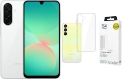 Samsung Galaxy A26 5G 6/128GB Biały (8806097072874) + Etui Clear Case