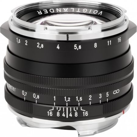 Voigtlander Nokton II Leica M 50mm f/1.5 MC Čierny