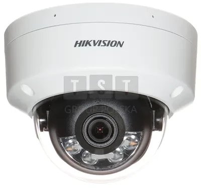 Hikvision KAMERA WANDALOODPORNA IP DS-2CD2163G2-LIS2U(2.8MM)/PL Smart Hybrid Light AcuSense - 6&nbsp;Mpx Hikvision