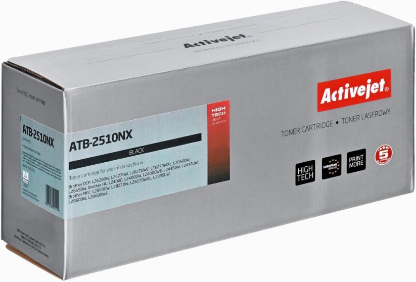 Activejet ATB-2510NX Toner (zamiennik Brother TN2510XL; Supreme; 3000 stron; czarny)