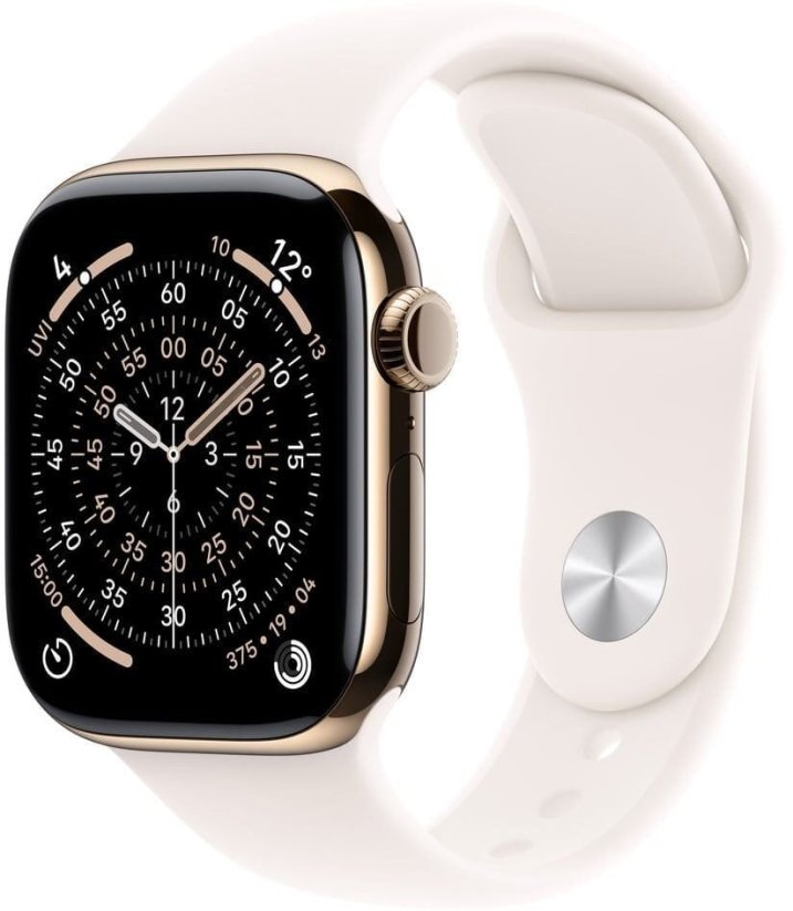 Apple Watch 11 GPS + Cellular 42mm Gold Titanium Sport Band M/L Ružový  (MF8X4ZR/A)
