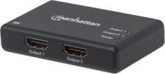 Manhattan 4K 2-Port HDMI-Splitter 4K@30Hz Netzteil schwarz