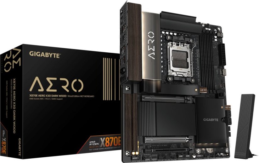 Gigabyte X870E AERO X3D Dark Wood (4719331880637)