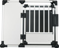 Trixie transportér, aluminium, L–XL: 94 × 75 × 88 cm, strieborný/jasnoSivý