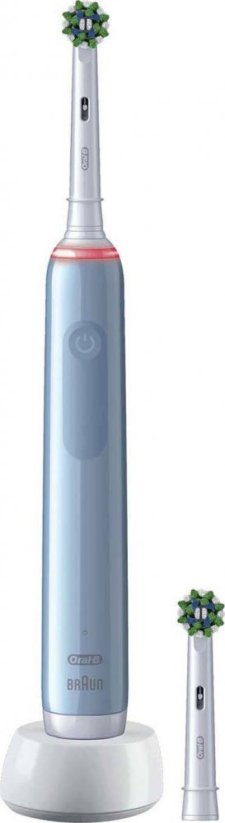 Oral-B Rotačná kefka Pro 3 3000 CrossAction Modrá + końcówka