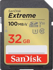SanDisk Extreme SDHC 32 GB Class 10 UHS-I/U3 V30 (SDSDXVT-032G-GNCIN)