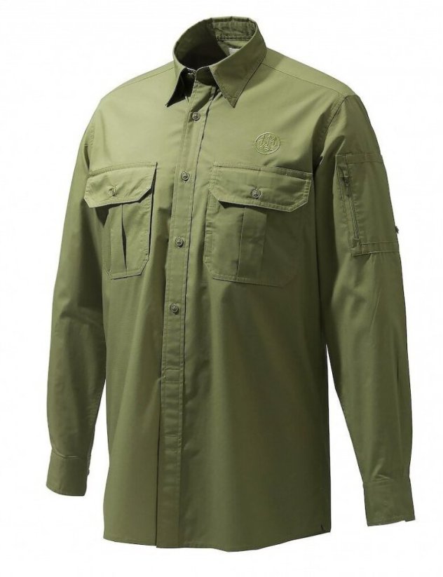 Beretta košula Mortirolo Shirt Long Sleeve Olive (11779_61829)