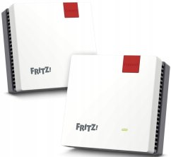 fritz! Mesh Set 1700 Dual-band (2.4 GHz/5 GHz) Wi-Fi 7 (802.11be) Biely, Červený 1 vnútorný (20003128)