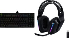 Logitech G PRO GX Blue (920-009392) + G733 Lightspeed Czarne (981-000864)