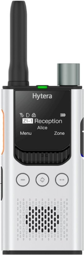 Hytera HYTERA Radio DMR+analog HYT-S35, UHF 400-470 MHz, 2200 mAh, BT V 5.0, Białe