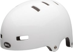 Bell prilba juniorski Span gloss white roz. XS (49–53 cm)