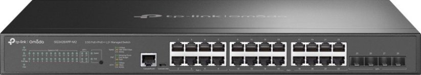 TP-Link TP-LINK Switch SG3428XPP-M2 24x2.5GBit/4xSFP+ Managed 19" Omada SDN, 500 W PoE, WiFi 7/6E/6