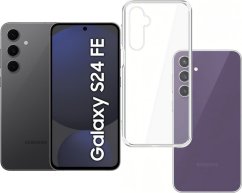 Samsung Galaxy S24 FE 5G 8/256GB Grafitowy (SM-S721BZKGEUE) + Etui Clear Case