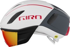 Giro prilba czasowy GIRO VANQUISH MIPS Rozmer prilbau: S(51-55 cm), Wybierz farba: Matte White Portaro Grey Red