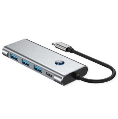 Value – stacja dokująca typu C, 1x HDMI 4K60, 3x USB 3.2 Gen1 typu A, 1x SD/Micro SD (TF), 1x Type C PD (Power Delivery) (12.99.1144)