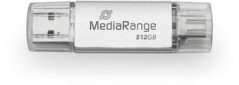 MediaRange 3.2 Gen 1 USB-A i USB-C 512GB strieborný (MR940-1)