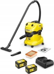 Kärcher WD 4-18 Dual Battery Set V-20/22 AKU mokro-suchý vysávač