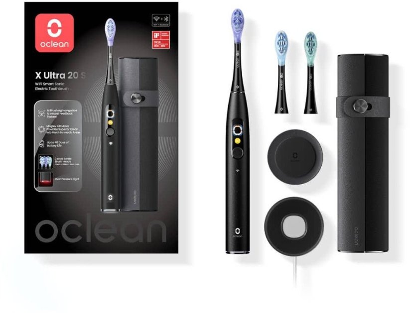 Oclean Oclean Electric Toothbrush X Ultra 20 S Black