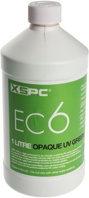 XSPC płyn chłodzący EC6 Coolant, 1L, Zelený UV (5060175589064)