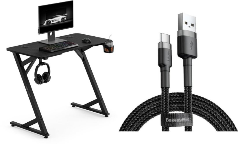 SENSE7 Vamo 100 czarne+ kabel usb