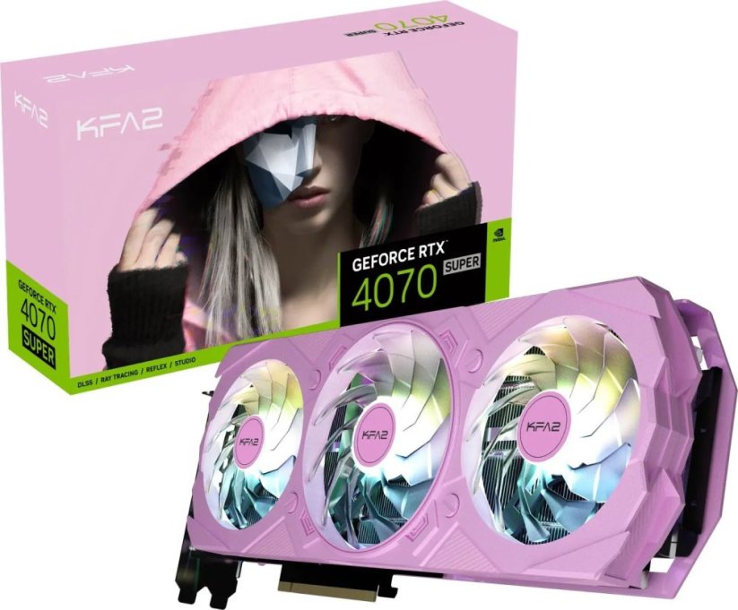 KFA2 KFA2 RTX4070 Super EX GAMER Pink 12GB GDDR6X HDMI 3xDP